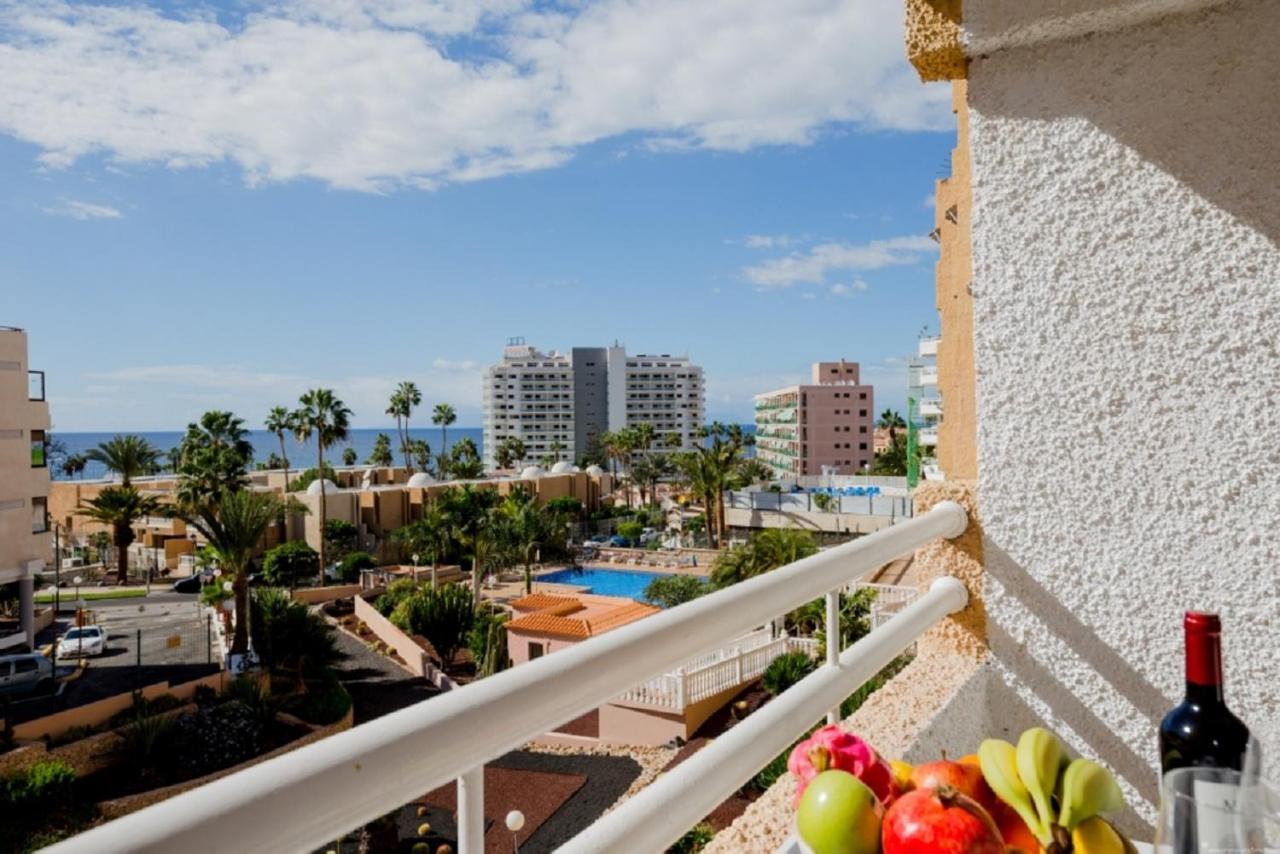 319 Modern Accommodation,Sea View, Wi Fi And Pool Playa de las Americas  Exteriör bild